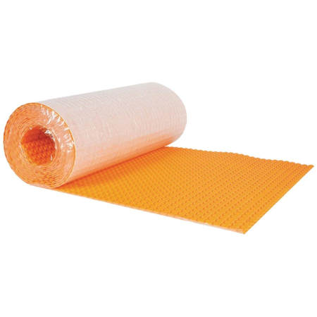 Schluter Systems Ditra-Heat-PS 134.5 Sq.Ft. Uncoupling Membrane - Sold by Roll Orange