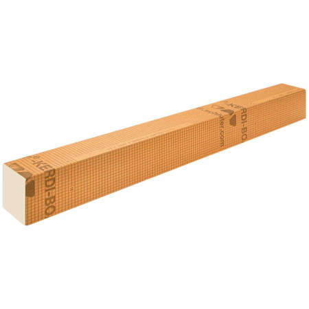 Schluter Systems Kerdi-Board-SC 60" W x 6" H x 4-1/2" D Shower Curb Orange