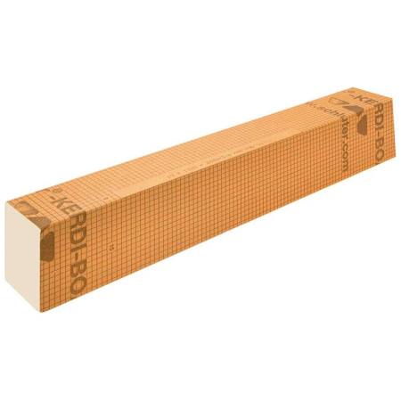 Schluter Systems Kerdi-Board-SC 38" W x 6" H x 4-1/2" D Shower Curb Orange