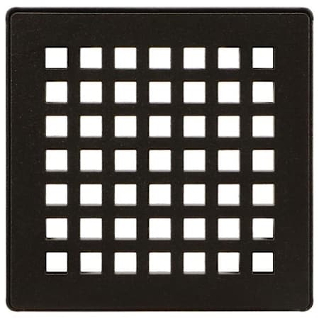 Schluter Systems Kerdi-Drain 4" Grate Kit - Square - Flange Kit Sold Separately Bronze