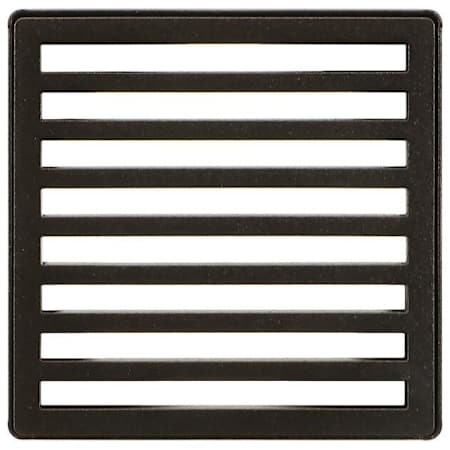 Schluter Systems Kerdi-Drain 4" Grate Kit - Parallel - Flange Kit Sold Separately Bronze