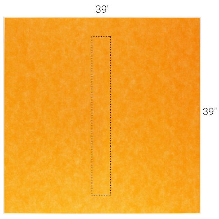 Schluter Systems Kerdi-Shower-LT/-LTS 39" x 39" Linear Shower Tray - Center Drain Placement Orange