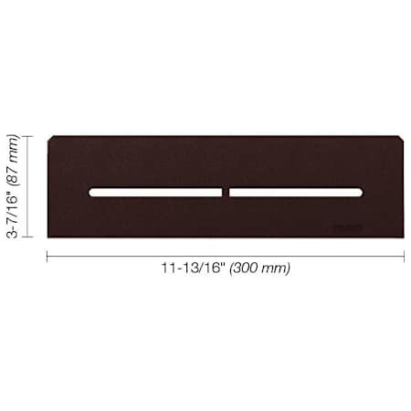 Schluter Systems Shelf-N Rectangular Shower Niche Shelf Bronze