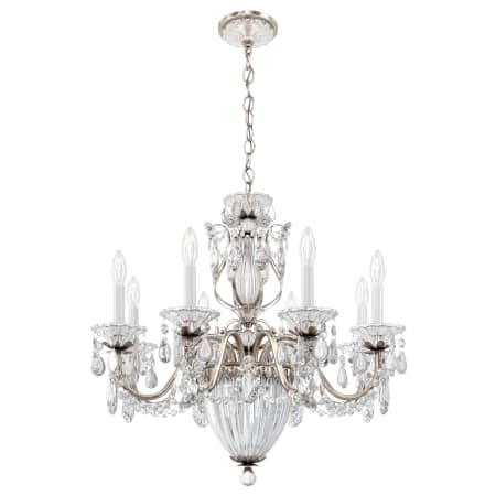 Schonbek Bagatelle 11 Light 24-1/2" Tall Chandelier with Clear Heritage Crystals Antique Silver