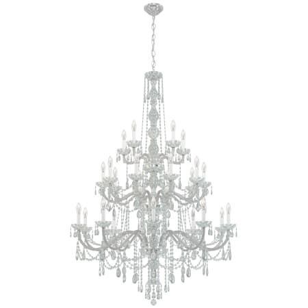 Schonbek Arlington 25 Light 44-1/2" Wide Crystal Chandelier with Heritage Crystals Polished Silver