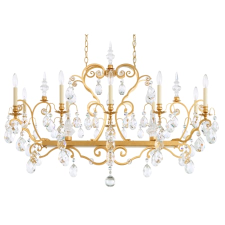 Schonbek Renaissance 12 Light 46" Wide Crystal Chandelier with Clear Heritage Crystals Heirloom Gold
