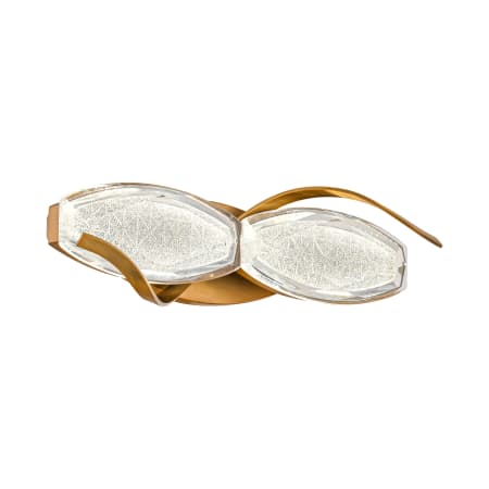 Schonbek Bijoux 2 Light 20" Wide LED Vanity Light Aged Brass