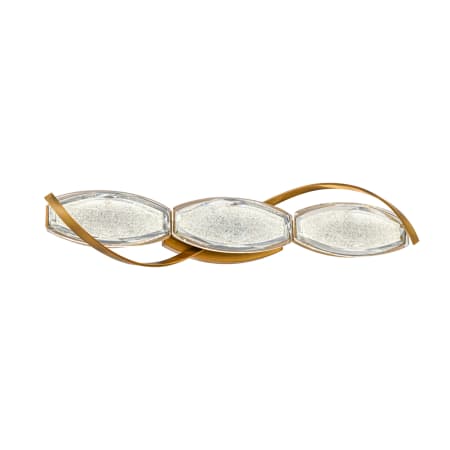 Schonbek Bijoux 3 Light 28" Wide LED Vanity Light Aged Brass