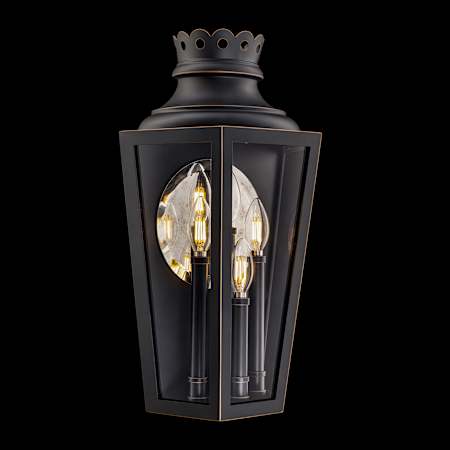 Schonbek Betony 4 Light 20" Tall Outdoor Wall Sconce Oil Rubbed Bronze