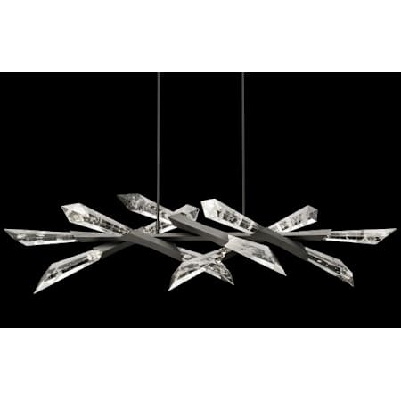 Schonbek Solitude Optic Haze Quartz Crystal Pendant Antique Nickel