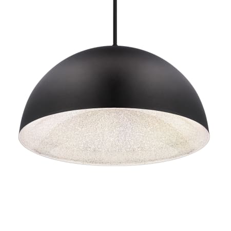 Schonbek Beyond Stardust 23" Wide LED Pendant with Clear Optic Crystal Black