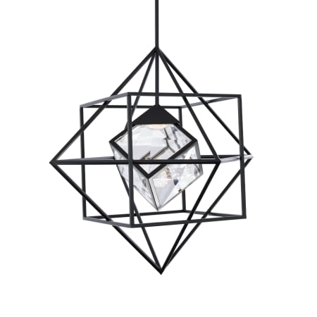 Schonbek Beyond Heracles 28" Wide LED Crystal Pendant Black