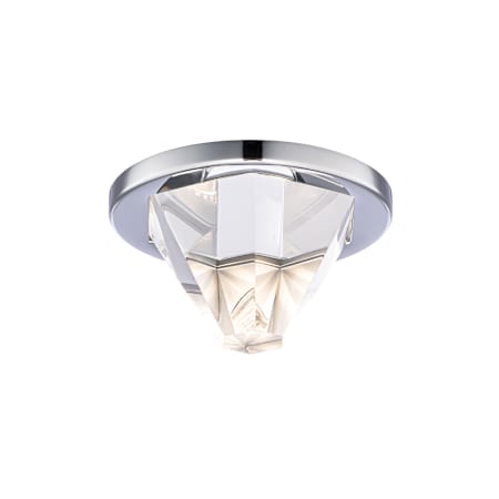 Schonbek Beyond Arles 4" Integrated LED Adjustable Recessed Trim and Housing with Clear Radiance Crystal Polished Chrome