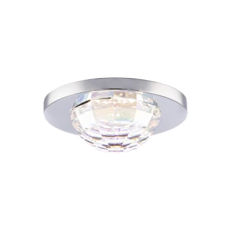 Schonbek Beyond Vega 4" Integrated LED Adjustable Recessed Trim and Housing with Clear Radiance Crystal Polished Chrome