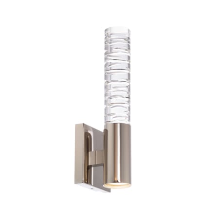 Schonbek Beyond Cru 14" Tall LED Wall Sconce Polished Nickel