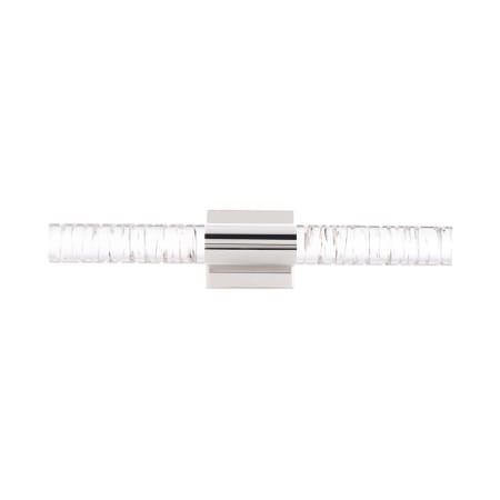 Schonbek Beyond Cru 2 Light 5" Wide LED Vanity Light Polished Nickel
