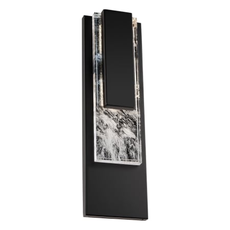 Schonbek Beyond Vail 24" Tall LED Wall Sconce with Clear Optic Haze Crystal Black