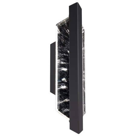 Schonbek Beyond Vesta 24" Tall LED Wall Sconce with Clear Optic Haze Crystal Black