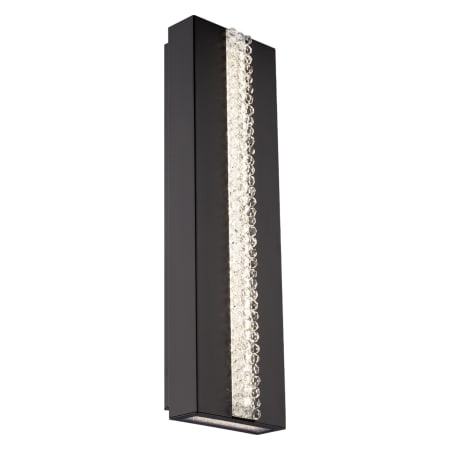 Schonbek Beyond Cascade 24" Tall LED Wall Sconce with Clear Optic Crystal Black