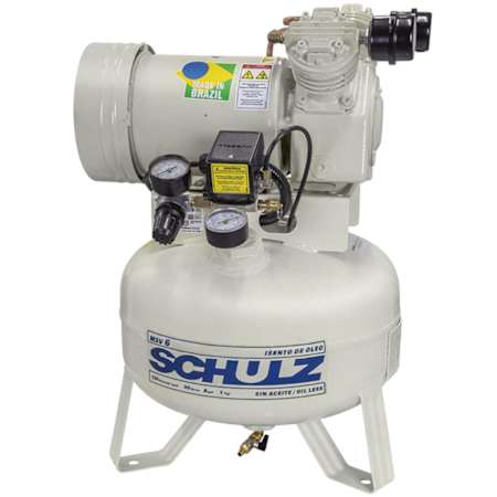 Schulz 1 HP 8 Gal 120 Max PSI Single-Stage Portable Electric (115, 240 Volt 1 Phase) Reciprocating Air Compressor N/A