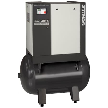 Schulz 15 HP 120 Gal 125 Max PSI Dynamic Stationary Electric (460 Volt 3 Phase) Rotary Air Compressor N/A