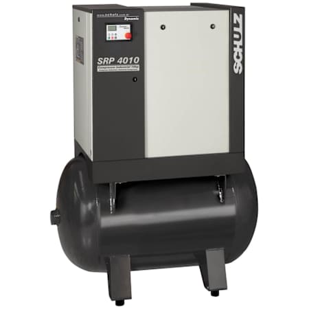 Schulz 10 HP 120 Gal 125 Max PSI Dynamic Stationary Electric (208, 230 Volt 3 Phase) Rotary Air Compressor N/A