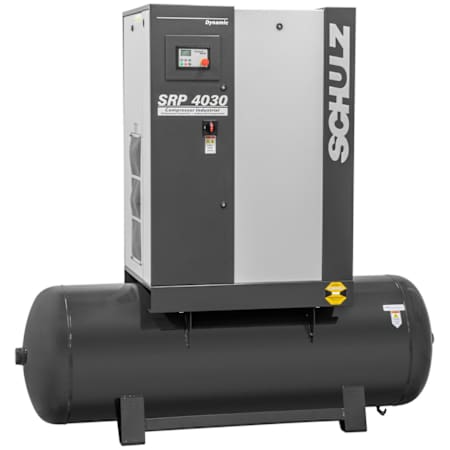 Schulz 30 HP 120 Gal 125 Max PSI Dynamic Stationary Electric (460 Volt 3 Phase) Rotary Air Compressor N/A