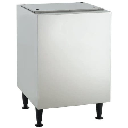 Scotsman 21-1/2 Inch Wide Stationary Equipment Stand for Meridian HID525 and HID540 Ice and Water Dispensers (Enclosed) Stainless Steel