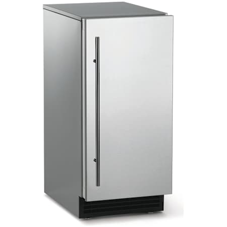 Scotsman Residential 15 Inch Wide 26 Lbs. Capacity Panel Ready Under Counter Ice Maker with 30 Lbs. Daily Ice Production and Drain Pump Panel Ready