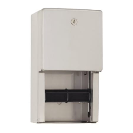 Seachrome CAL Series Wall Mounted Dual Roll Toilet Tissue Dispenser Satin Stainless