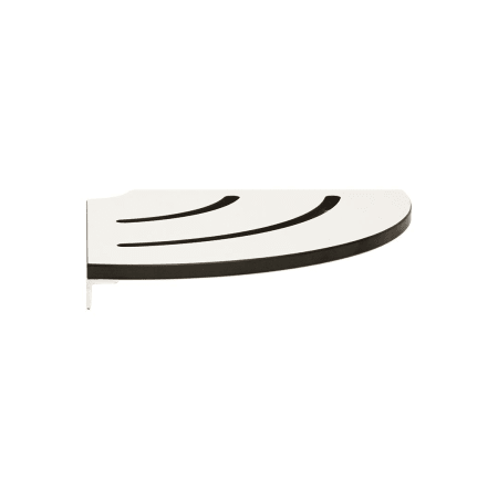 Seachrome Lifestyle & Wellness 12-5/8" Wall-Mounted Corner Shower Self White