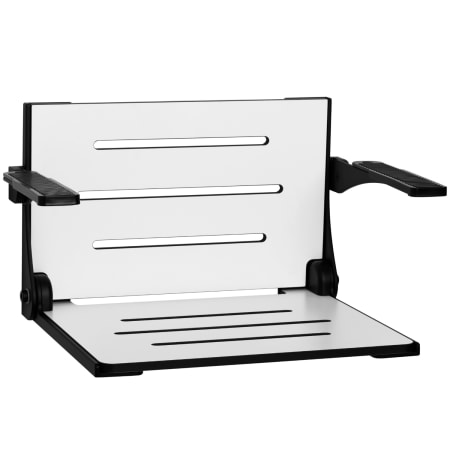 Seachrome Silhouette 16" Wide Wall Mounted Shower Seat Matte Black