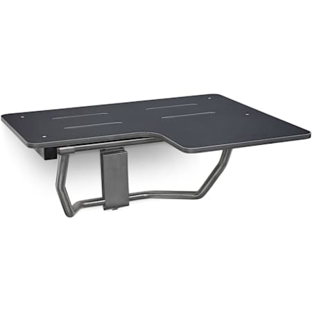 Seachrome Signature 26" Wall Mounted Folding Reversible Shower Seat Black