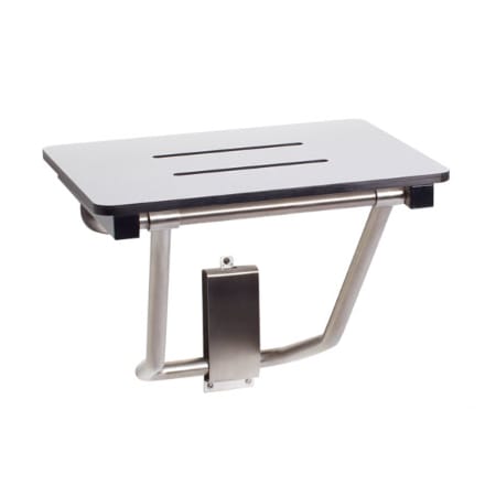 Seachrome Signature Series 22" x 15" Wall-Mounted Folding Shower Bench Seat White