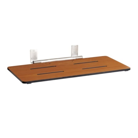Seachrome Signature Series 29" x 16-1/2" Rear-Hung Wall Mount Folding Teak Tub Seat Teak