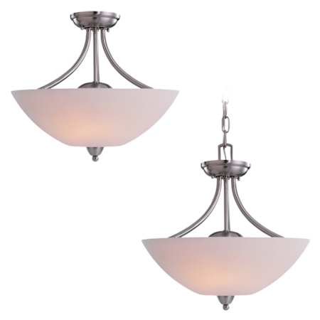 Shown in Brushed Nickel