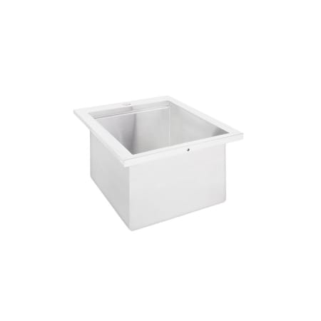 Sedona by Lynx 18 Inch Wide Drop In Deep Sink with Cover Stainless Steel