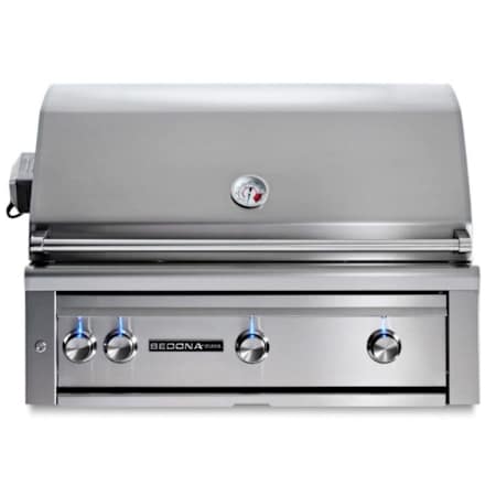 Sedona by Lynx 36" Built In Sedona Grill with Rotisserie - 1 ProSear/2 SS Tube Burners Stainless Steel