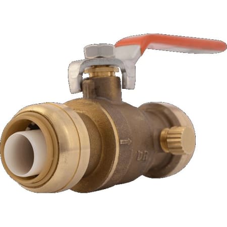 SharkBite 3/4" x 3/4" 1/8" NPSM Drain Thread Ball Valve with Drain/Vent Brass