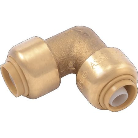 SharkBite 3/8" 1/2" OD, 3/8" 1/2" OD 90 Degree Elbow Brass