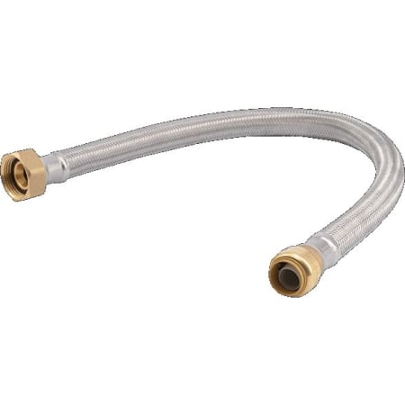 SharkBite 3/4" x 1" FIP, 24" Stainless Steel Braided Water Softener Connector Stainless Steel