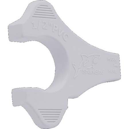 SharkBite 1/2" PVC Disconnect Clip & Depth Gauge N/A