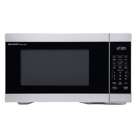 Sharp 1.1 cu. ft. 1000W Countertop Microwave Oven Stainless Steel