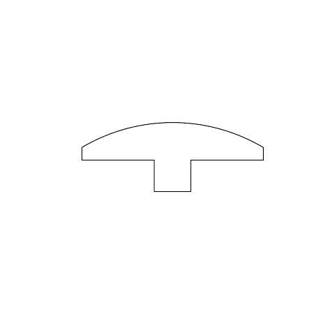 Shaw Vera Mar Acacia 78" Long Engineered Hardwood Glue Down or Nail Down T-Molding - Sold by Piece (6.5 LF/Piece) Natural Short Leaf Acacia