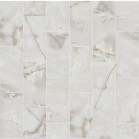 Shaw Gemstone - 12" x 24" Rectangle Tile - Matte Marble Visual - Sold by Carton (12 SF/Carton) White
