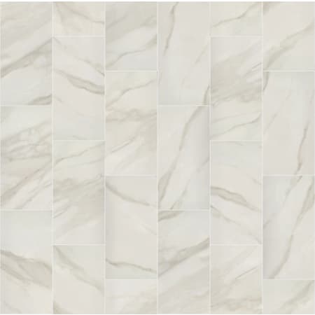 Shaw Serene - 12" x 24" Rectangle Tile - Polished Marble Visual - Sold by Carton (19.8 SF/Carton) Bianco Covelano