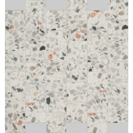 Shaw Luxe Moderne - 12" x 12" Square Floor and Wall Mosaic Tile - Matte Visual - Sold by Sheet (0.94 SF/Sheet) Hollywood Mix