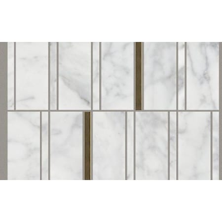 Shaw Stack Mosaic 9" x 15" Rectangle Floor and Wall Tile - Honed Visual - Sold by Sheet (0.91 SF/Sheet) Carrara Marble