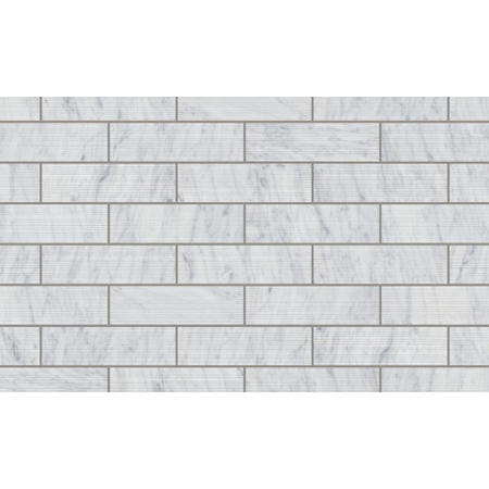 Shaw Zarina 3" x 10" Rectangle Wall Tile - Honed Visual - Sold by Carton (9.38 SF/Carton) Carrara Marble