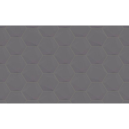 Shaw 3D Hex 5" x 6" Geometric Wall Tile - Matte Visual - Sold by Carton (4.39 SF/Carton) Carbon